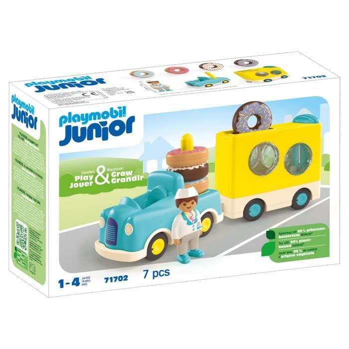 PLAYMOBIL JUNIOR - 71702 - Camion delle ciambelle Junior