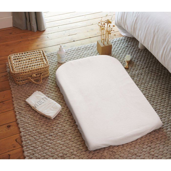 Image secondaire de Housse de Matelas à Langer Éponge CANDIDE - 50 x 75 cm - Blanc