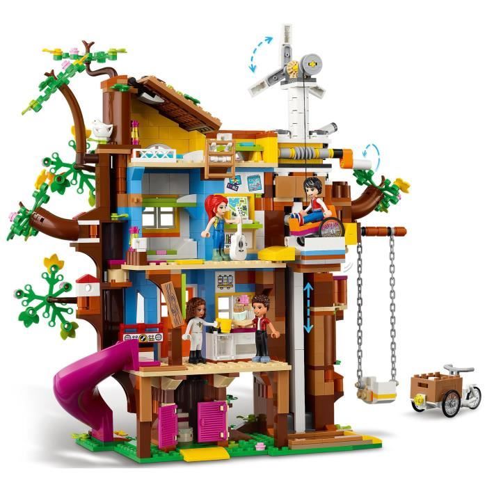 Lego 41703 Friends La Casa Sull'albero Dell'amicizia, Set Con Le MinI-Doll Mia E River, Giocattolo Educativo Per Bambini +8 Anni