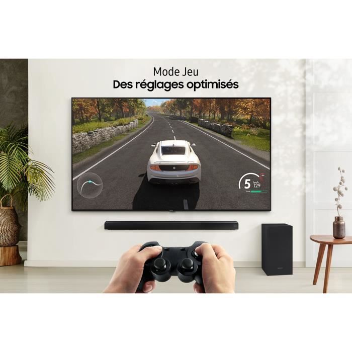 SAMSUNG HW-A450 Barre de son avec caisson de basses sans fil - Bluetooth 4.2 - 300W - 3 haut-parleurs - Dolby 2ch