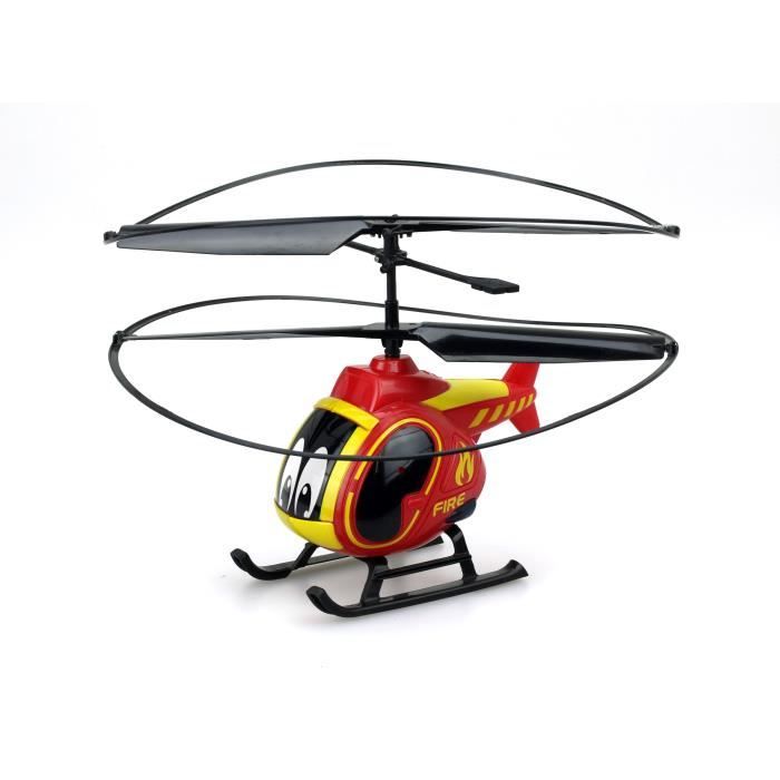 TOOKO - Hélicoptere télécommandé Pompier - des 4 ans - Rouge