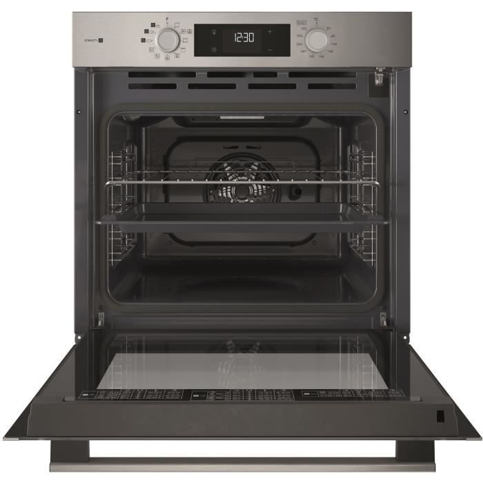 Image secondaire de Four encastrable HOTPOINT avec pyrolyse et fonction vapeur - 71 L - Inox