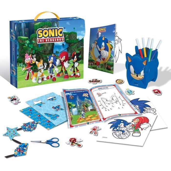Image secondaire de Kit de bureau créatif - Activités créatives - LISCIANIGIOCHI - Sonic - Des 5 ans
