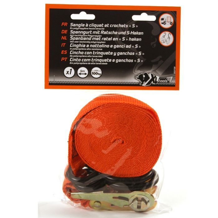 Image secondaire de Sangle à cliquet XLPT 25mm - Tenseur 5m Haute Résistance
