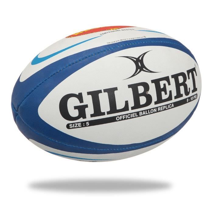 GILBERT Ballon de rugby Replique Club Agen - Taille 5 - Homme