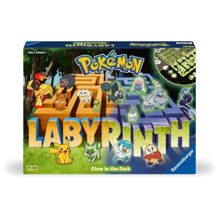 Ravensburger – Gioco da tavolo classico – Labirinto Pokémon – Gioco da tavolo – Gioco puzzle – Bambino e famiglia – Dai 7 anni – Misto – 22705
