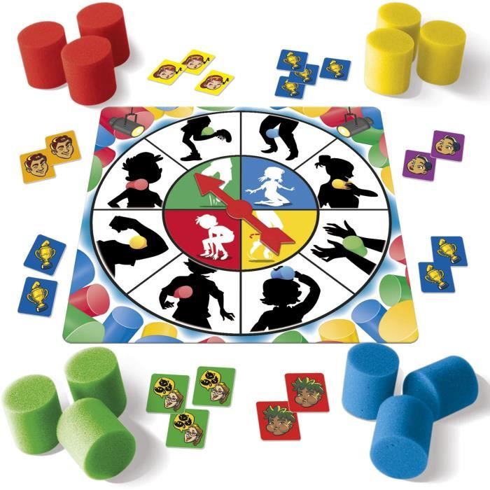 Image secondaire de Spin & Fun - Jeu d'équilibre - EDUCA - Teste l'agilité et l'équilibre - 2 a 4 joueurs - Des 5 ans
