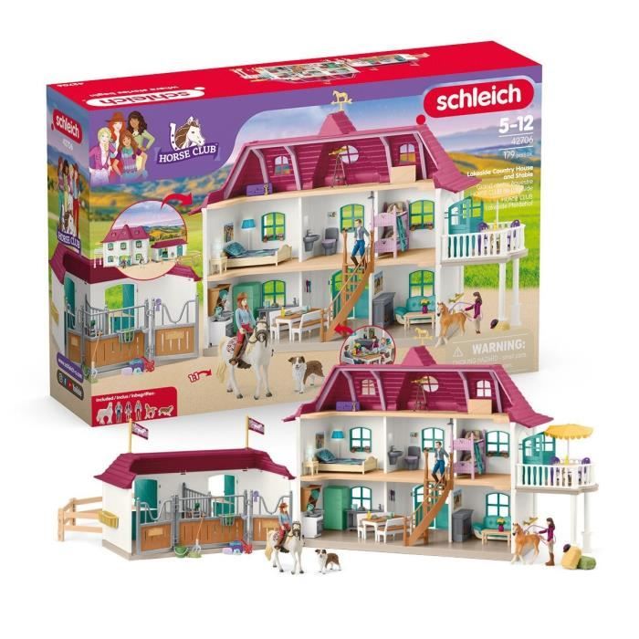 Coffret Grand centre équestre de Lakeside, SCHLEICH 42706, Horse Club, Des 4 ans