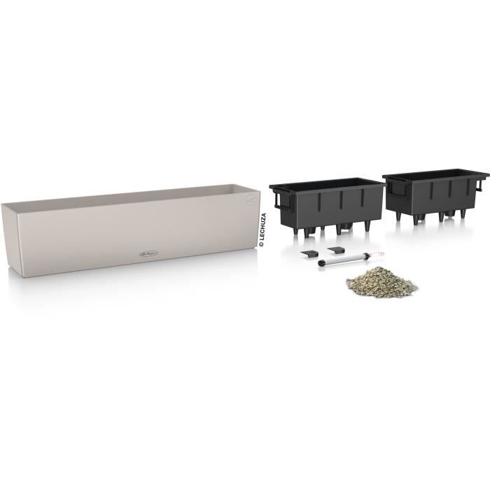 Image secondaire de Jardiniere - Balconera color 80 - Kit complet - Brun sable - 12 L - LECHUZA