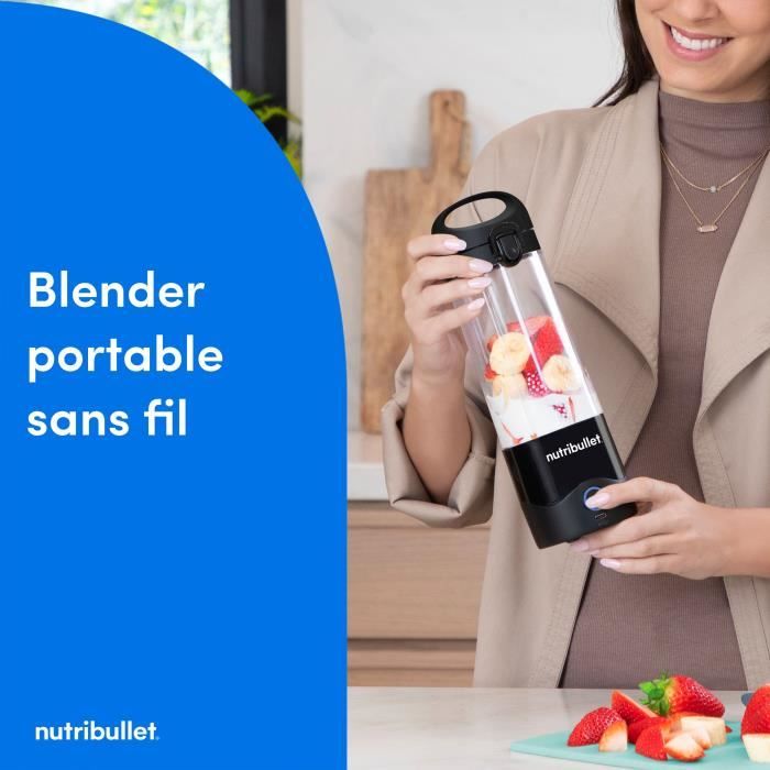 Image secondaire de Blender portable - NUTRIBULLET - NBP003B - 100 W - 475 ml - Sans BPA - Noir