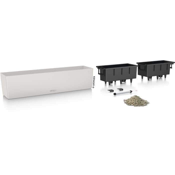Image secondaire de Jardiniere - Balconera color 80 - Kit complet - Gris clair - 12 L - LECHUZA