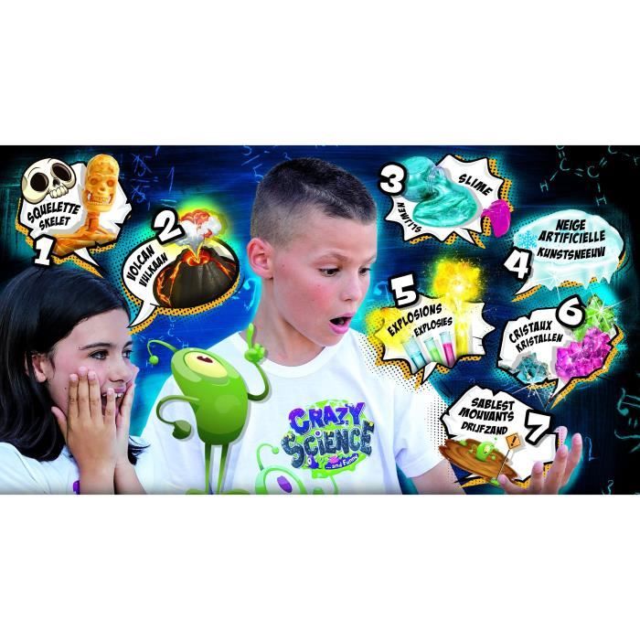 Image secondaire de Crazy science - jeu scientifique - Dingo le scientifique - 7 kits expérimentaux - LISCIANI