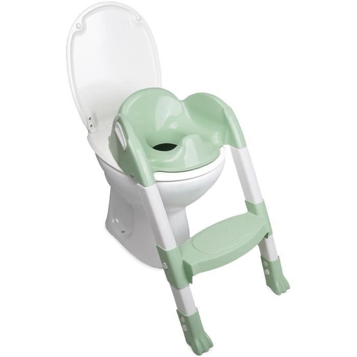 R�ducteur WC - THERMOBABY - KIDDYLOO - Vert C�ladon - Ajustable