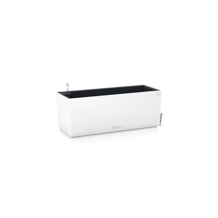 LECHUZA Jardiniere - Balconera Color 50 All-in-one - 50 x 19 x 19 cm - Blanc 15670