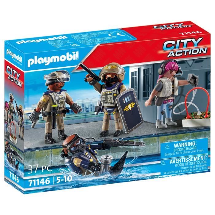 Playmobil 71146 Special Forces Team with Bandit, Policemen