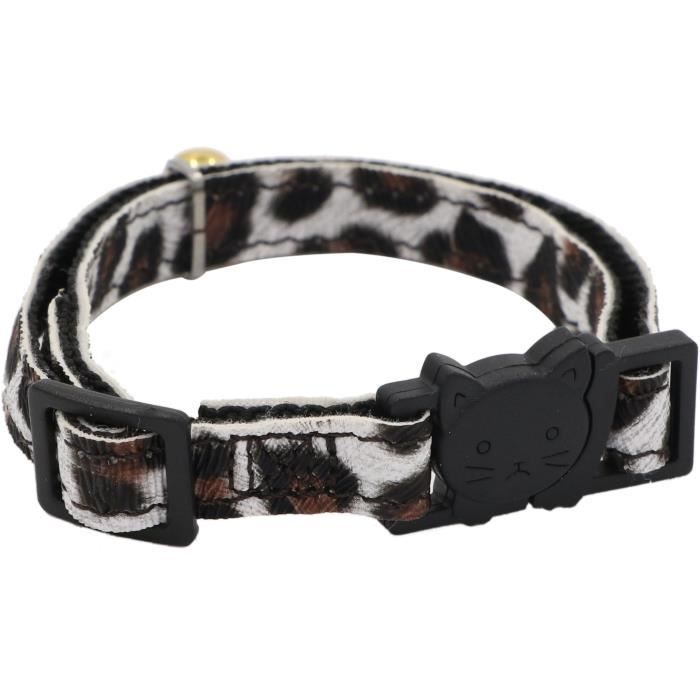 Image secondaire de Collier pour chat - AIME - Savane - Fleurs multicolores, grelot vert