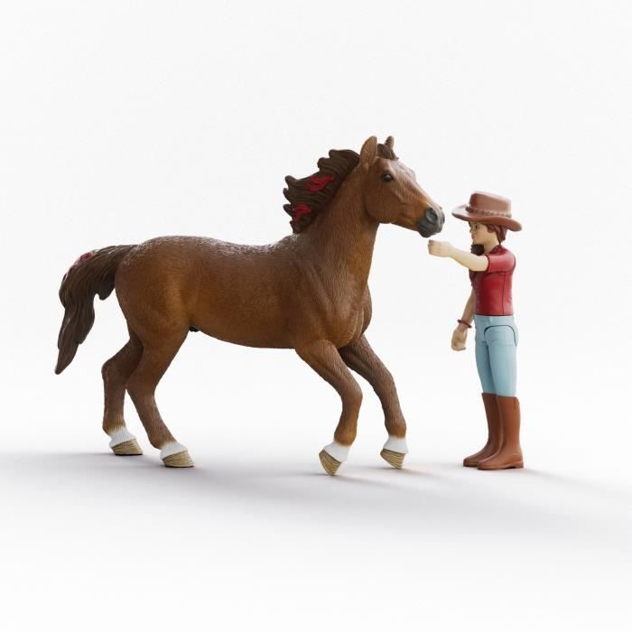 Image secondaire de Figurines Hannah et Cayenne, SCHLEICH 42711 Horse Club, Des 4 ans