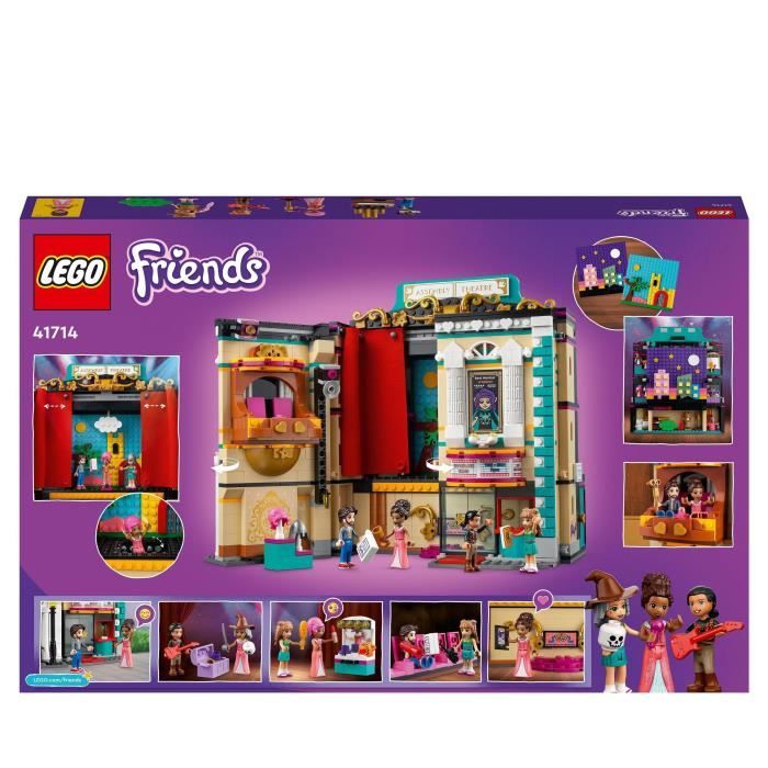 Lego Friends 41714 La Scuola Di Teatro Di Andrea, Gioco Creativo, Ragazze E Ragazzi Di 8 Anni
