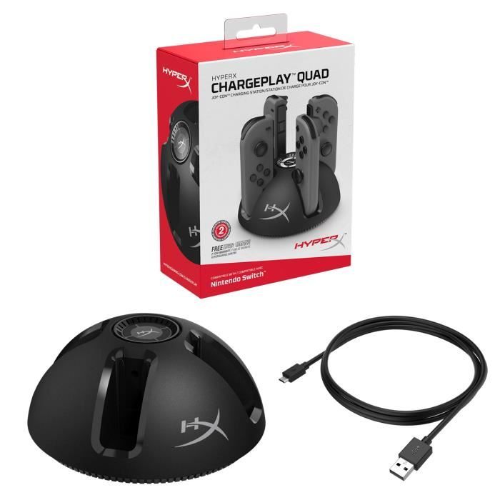 HyperX ChargePlay Quad Chargeur pour Joycons Nintendo Switch