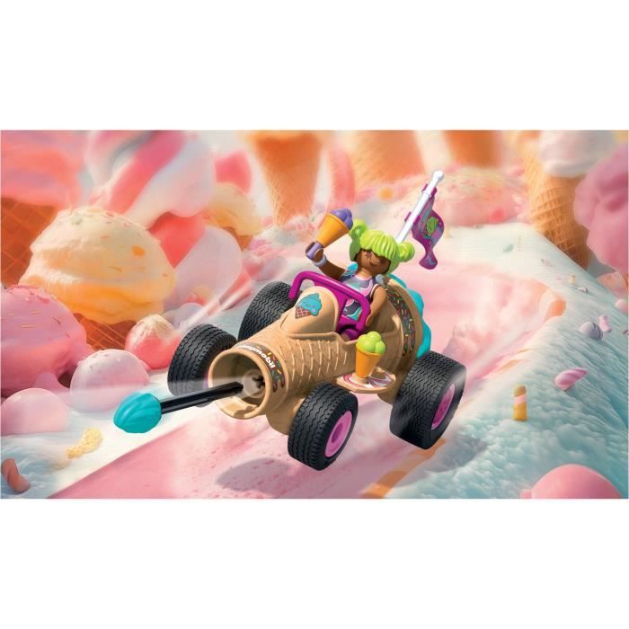 Image secondaire de Playmobil 71718 Kart cornet de glace, Funstars, 30 pieces, Des 4 ans