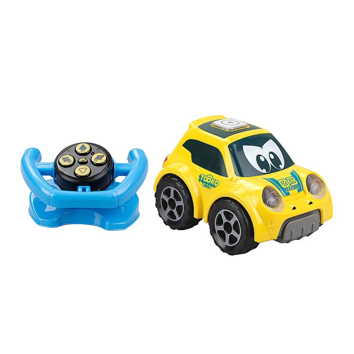 Image secondaire de Voiture télécommandée - TOOKO - FOLLOW ME - Yellow - Avec volant - Des 2 ans