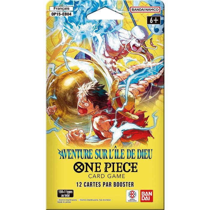 Booster de Cartes One Piece OP15 : Aventure Sur l'Île de Dieu