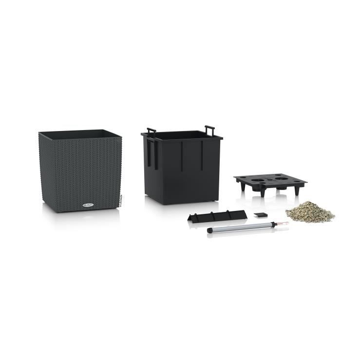 Image secondaire de Jardiniere - Cube cottage 30 - Kit complet - Granit - 12 L - LECHUZA