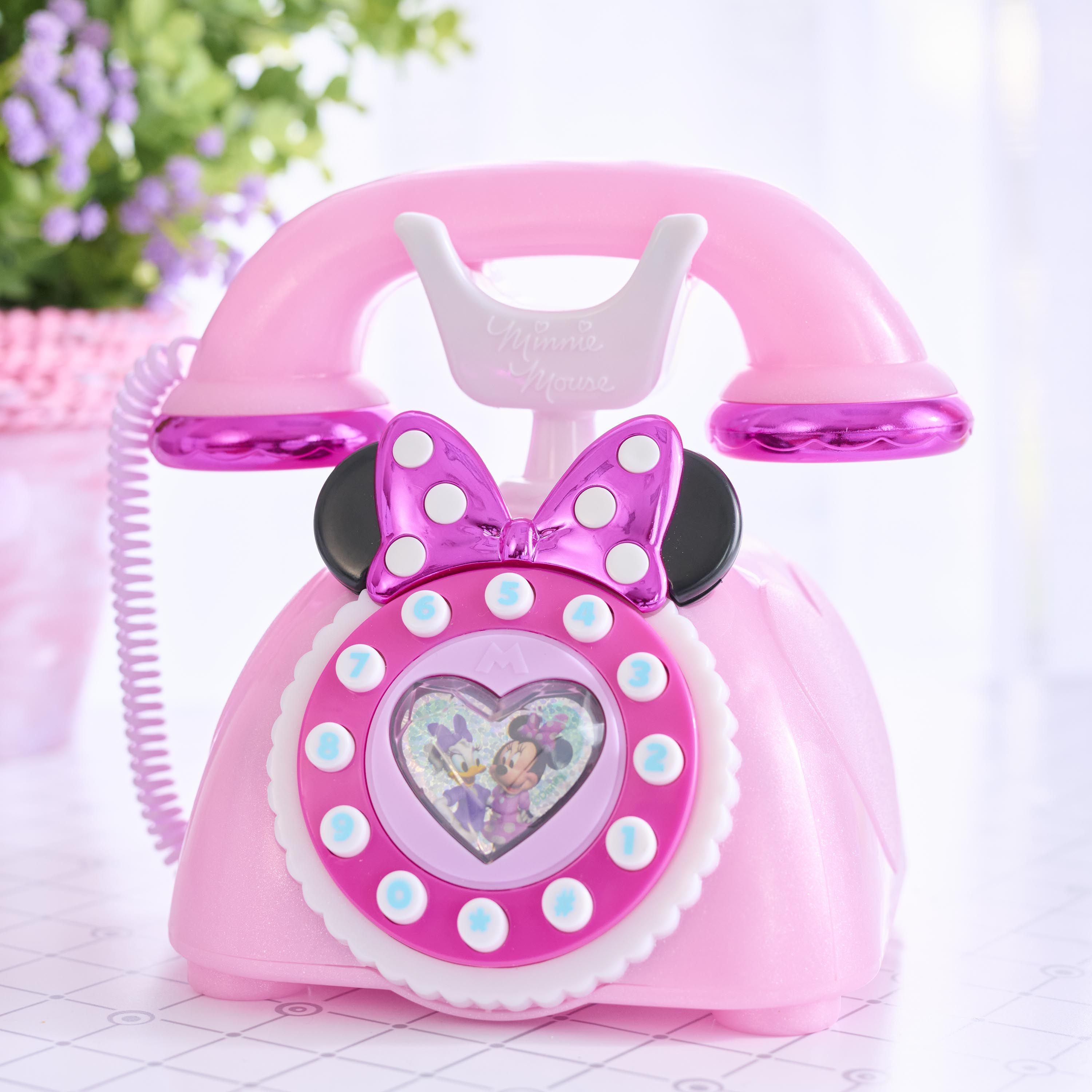 Image secondaire de Téléphone à Cadran Minnie Mouse - Jouet Éducatif pour Enfants