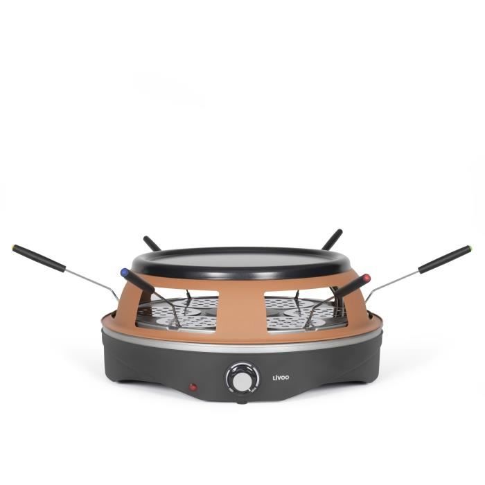 Forno per pizza - LIVOO - DOC304 - 1200W - 6 persone - Ø10 cm - Antiaderente