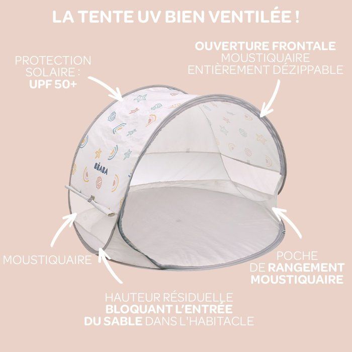 Image secondaire de Tente Anti-UV Breezy pour Enfants - Protection Solaire BEABA
