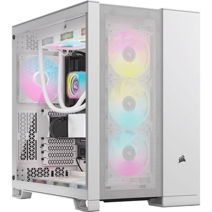 PC case - CORSAIR - 6500D Airflow Dual Chamber Super Mid-Tower - White