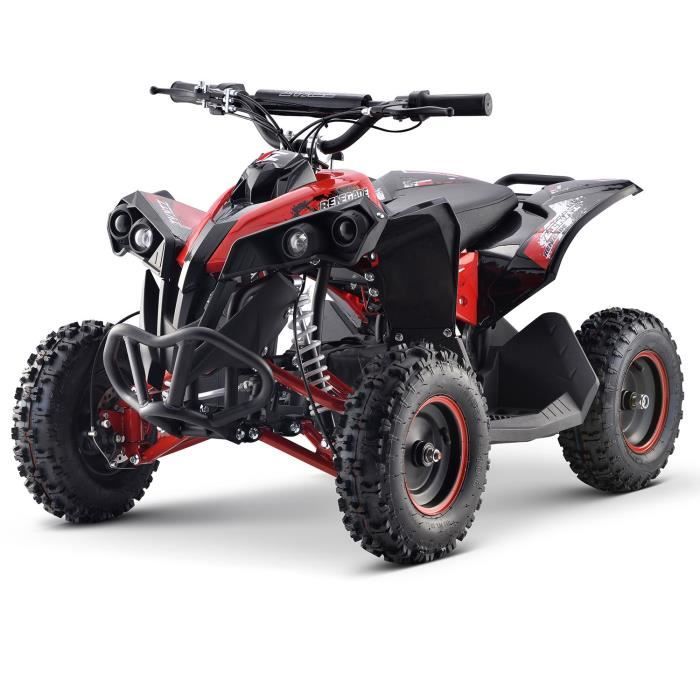 Quad électrique 1200W 48V 12Ah Renegade Rouge roues 6 pouces