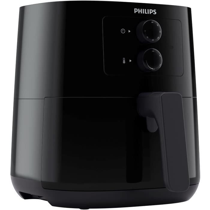 Friggitrice senza olio - PHILIPS - Airfryer L HD9200/90 3000 Series - 4,1 L - 4 persone - 7 preimpostazioni - Nero