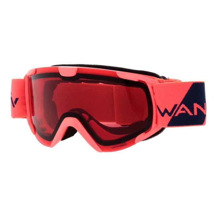 WANABEE Masque Anti UV Birdy JR 200 - Enfant - Corail