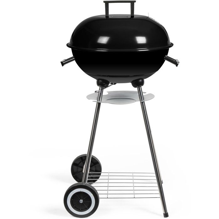 Barbecue à Charbon LIVOO avec Grille en Acier Chromé - Ø 41 cm