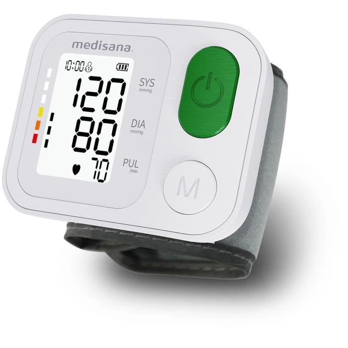 Misuratore di pressione sanguigna da polso - MEDISANA - BW 345 - Misurazione dell'aritmia - Cifre XL - 398 memorie - Dispositivo medico certificato