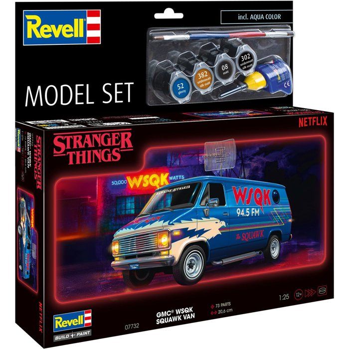 Image secondaire de Maquette GMC WSQK Squawk Van - Stranger Things avec Colle et Peintures