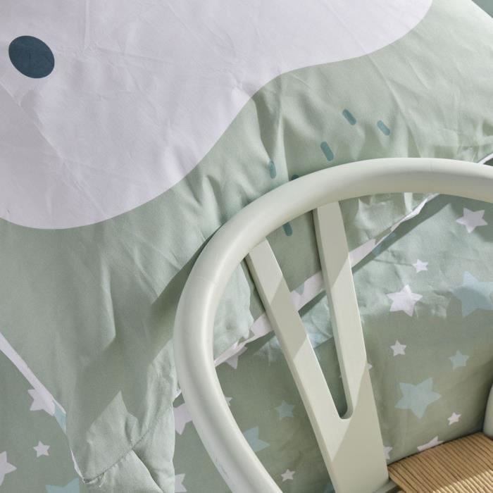 Image secondaire de Parure de lit - TODAY - 140 x 200 cm - Coton 57 fils - FUNNY 3.8