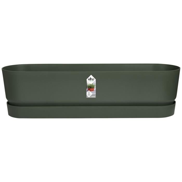 Greenville Oval piantatrice - Plastica - Ø50 - NERO