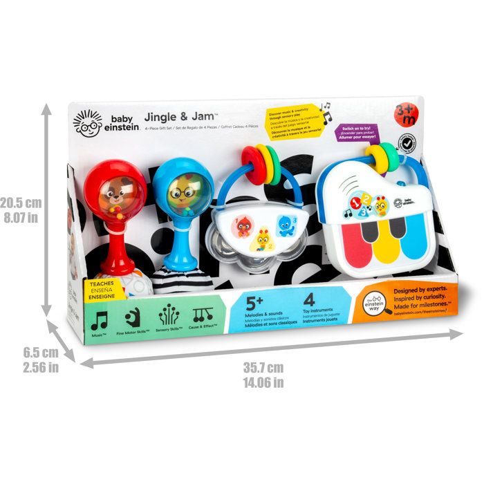Image secondaire de Coffret Musical Jingle & Jam Baby Einstein - 3 Jouets pour Bébé