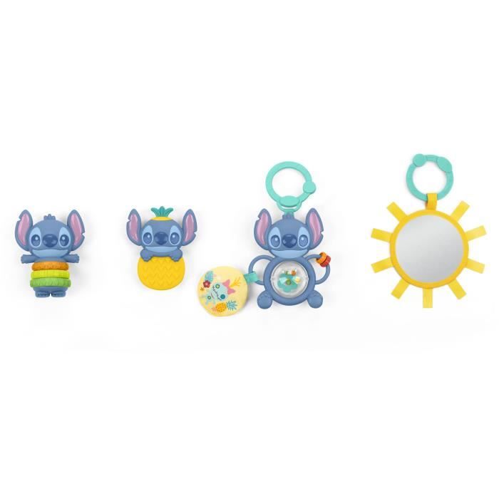 Image secondaire de DISNEY BABY - STITCH - Coffret Cadeau Naissance - 4 jouets nouveau-né, Hochet, Anneau de dentition, Jouets multisensoriels