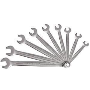 Jeu de 9 clés mixtes métriques - KS TOOLS - 922.0043 - Clé plate a cliquet en boite - 8 a 19 mm - Angle de fourche oeil incliné 