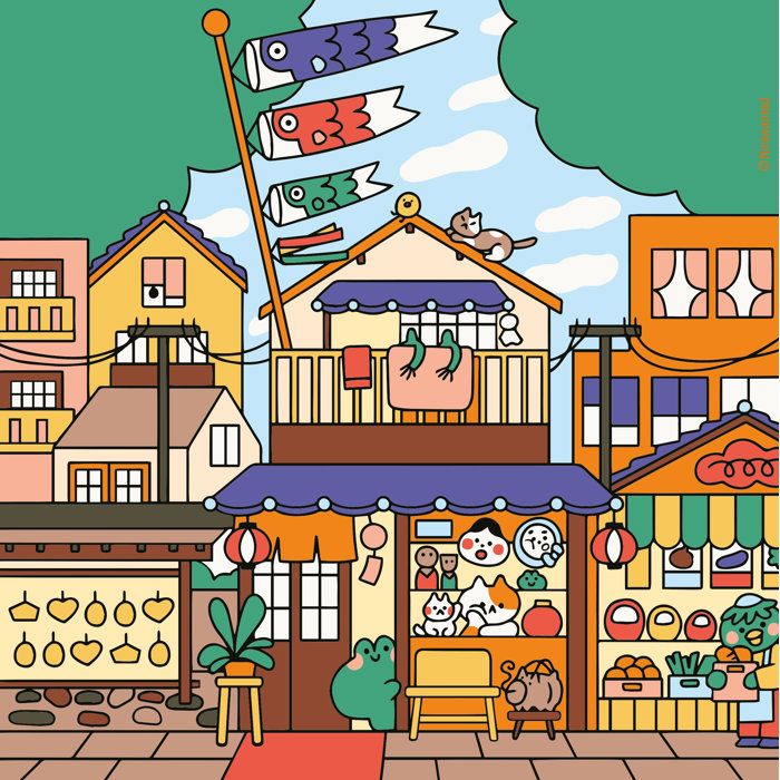 Image secondaire de Ravensburger CreArt - Peinture par Numéros Kawaii Street pour Adultes