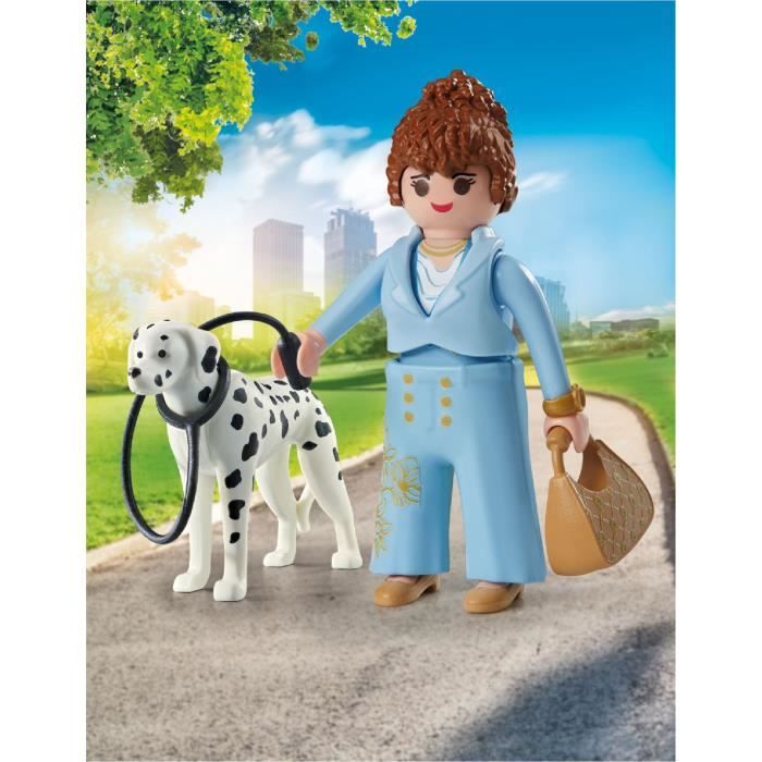 Image secondaire de PLAYMOBIL 71736 Femme d'affaire avec son Dalmatien