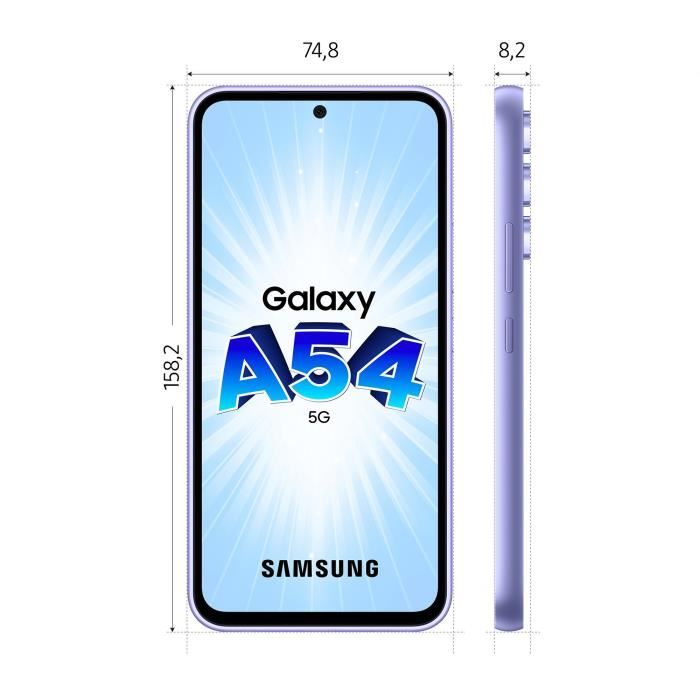 SAMSUNG Galaxy A54 5G Lavande 128 Go
