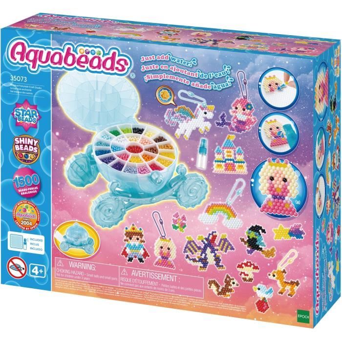 El carruaje encantado - AQUABEADS - 35073 - 1500 cuentas para creaciones m�gicas