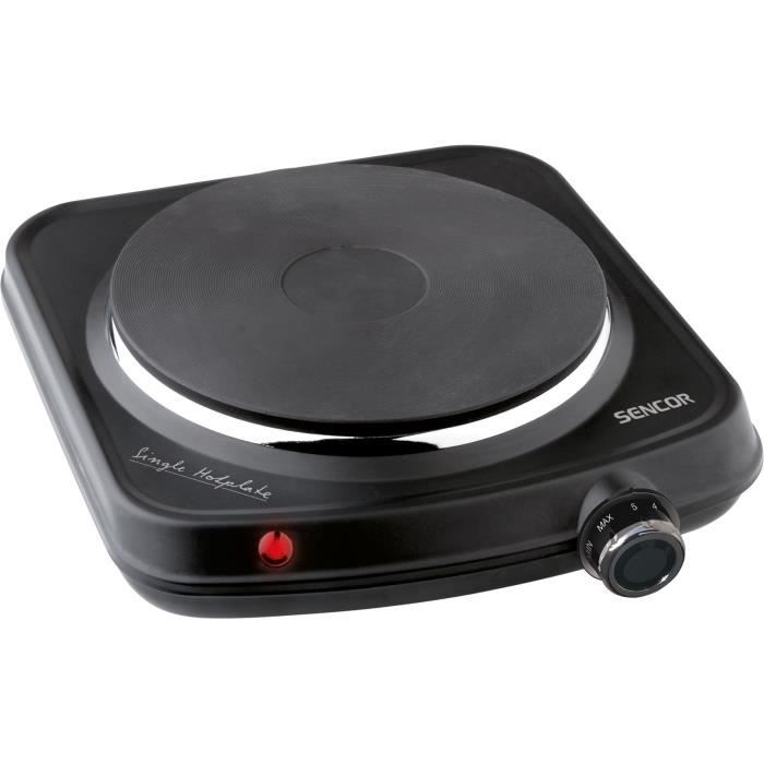 Plaque de cuisson �lectrique - SENCOR - SCP 1504BK-EUE4 - 1500 W - 1 foyer - Noir