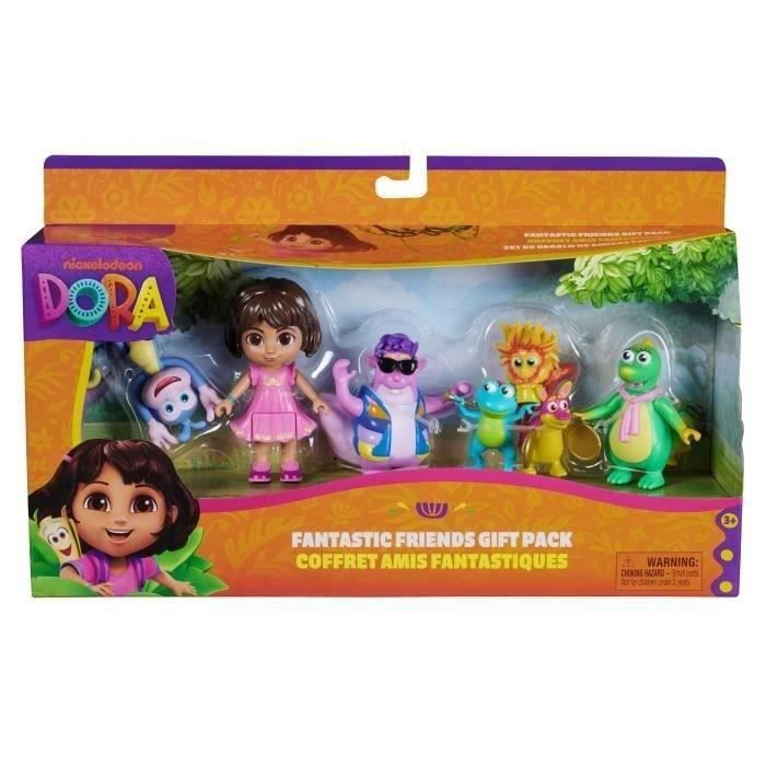 Dora - Coffret amis fantastiques - 5 Figurines - des 3 ans - Dora l'exploratrice
