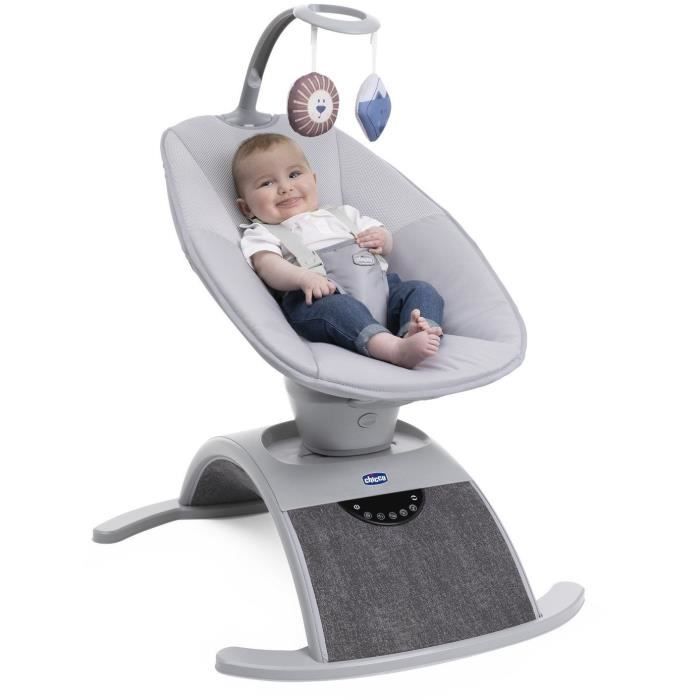 Image secondaire de Balancelle musicale - Comfy wave - 61 x 75 x 61 cm - Gris - CHICCO