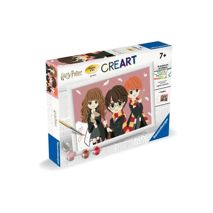 Image secondaire de Set de peinture par numéro - Ravensburger - CreArt Kids - Portrait de groupe - 18x24cm - Enfants